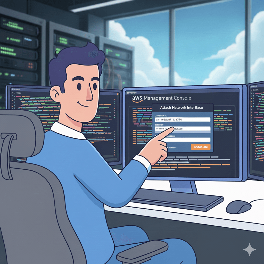 Day 11 : Attach Elastic Network Interface to EC2 Instance