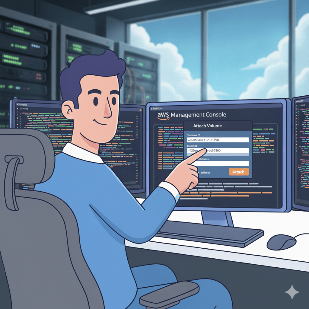 Day 12 : Attach Volume to EC2 Instance