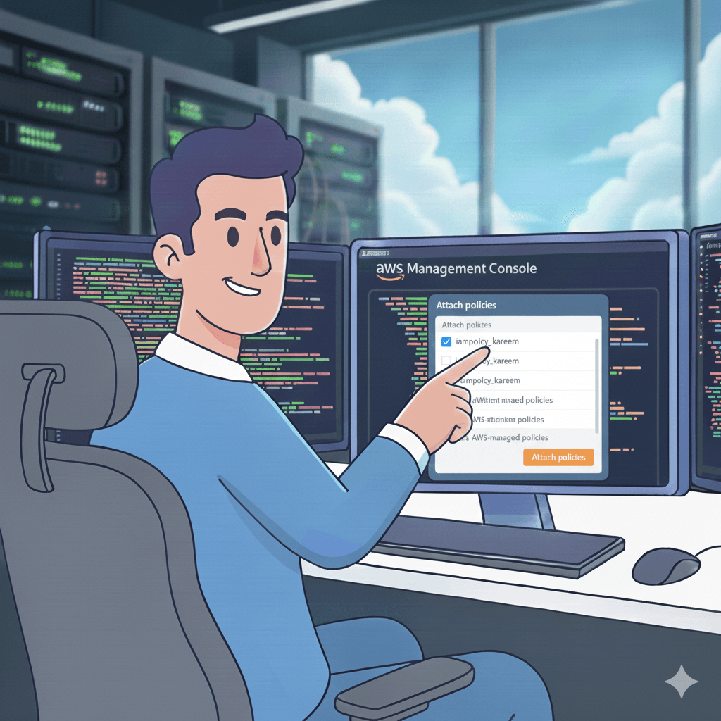 Day 19 : Attach IAM Policy to IAM User