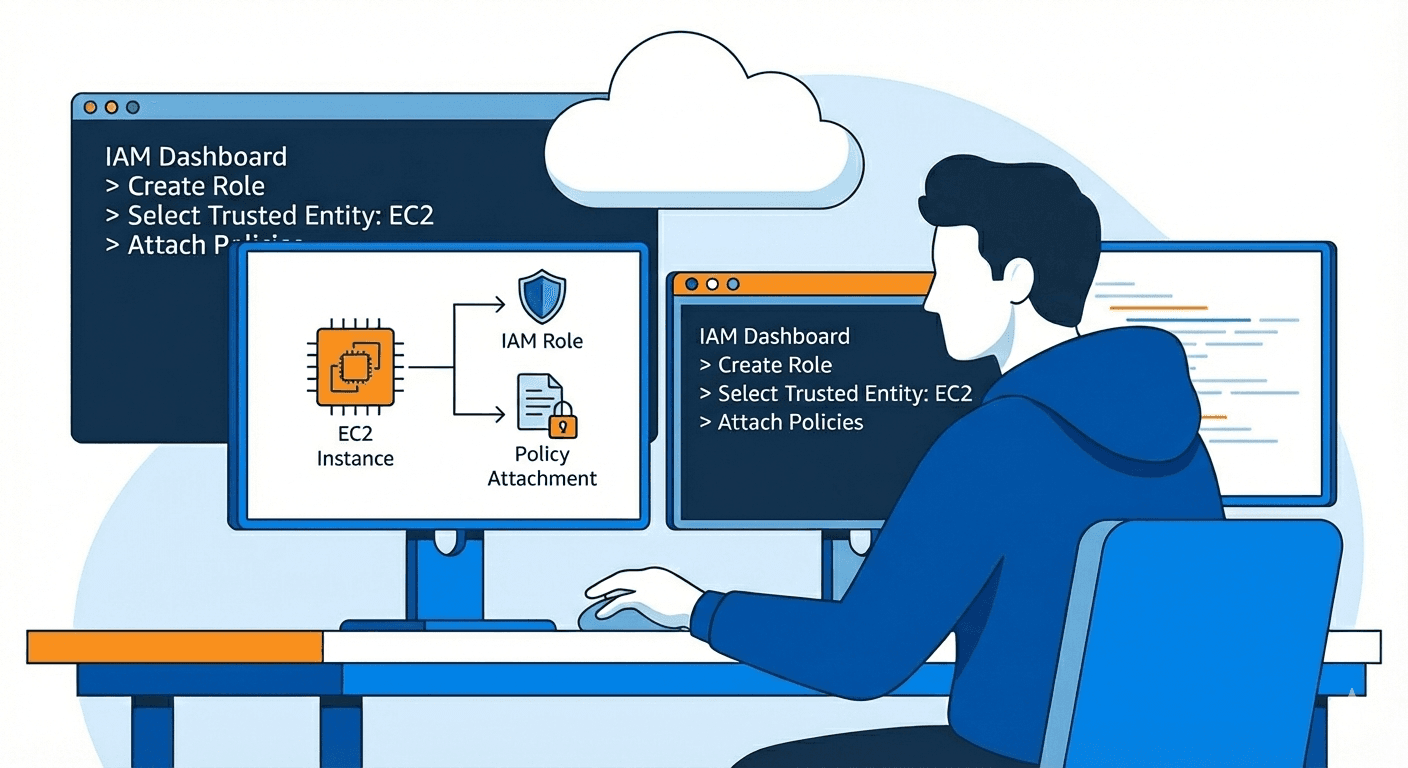 Day 20 : Create IAM Role for EC2 with Policy Attachment
