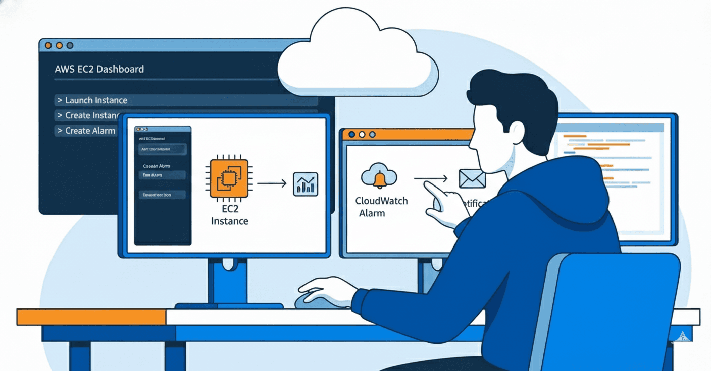 Day 25 : Setting Up an EC2 Instance and CloudWatch Alarm