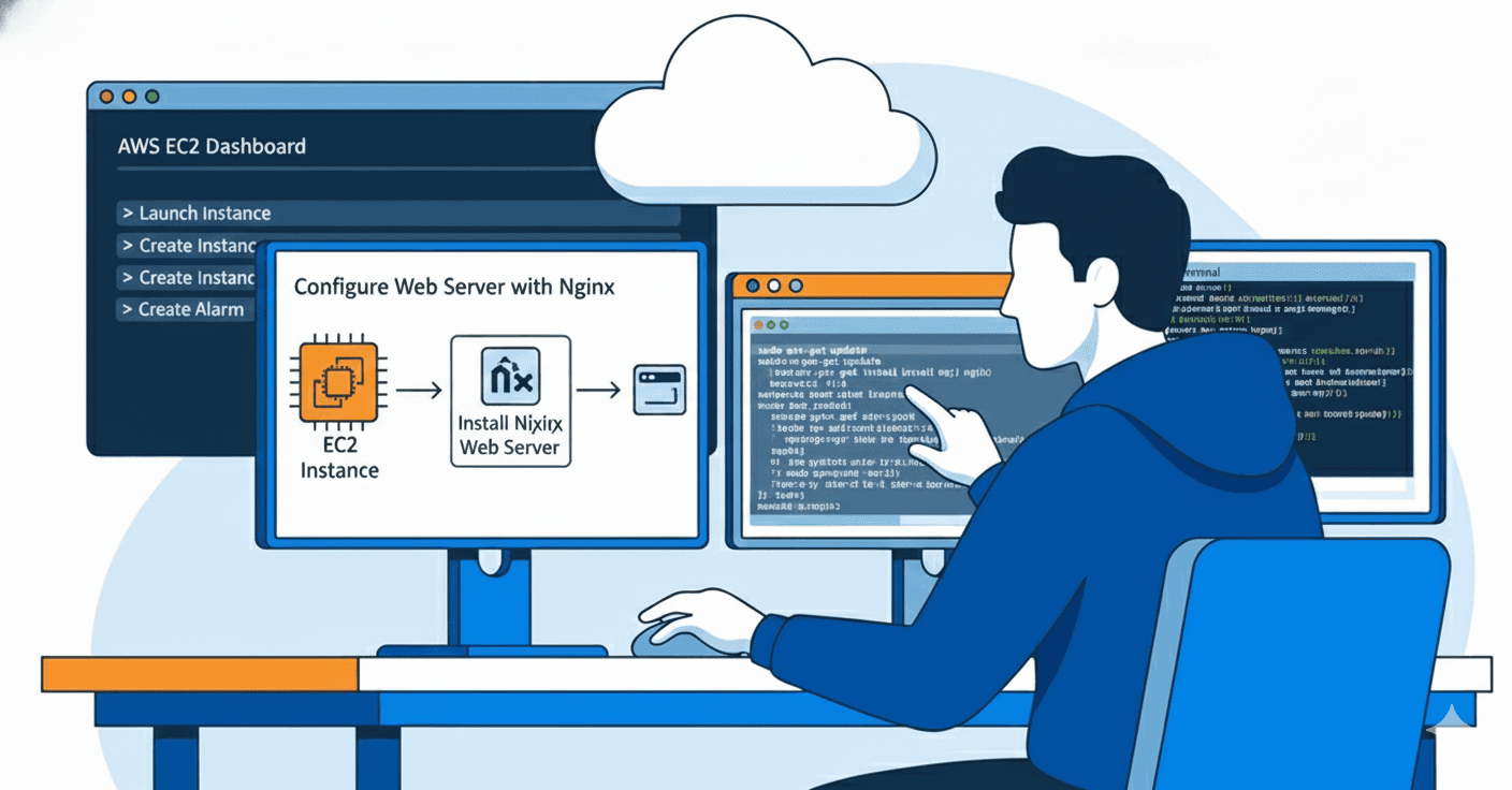 Day 26 : Configuring an EC2 Instance as a Web Server with Nginx