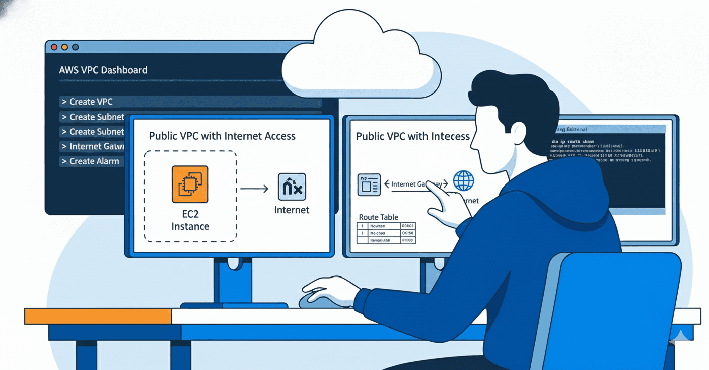 Day 27 : Configuring a Public VPC with an EC2 Instance for Internet Access