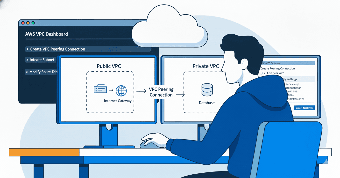 Day 29 : Establishing Secure Communication Between Public and Private VPCs via VPC Peering