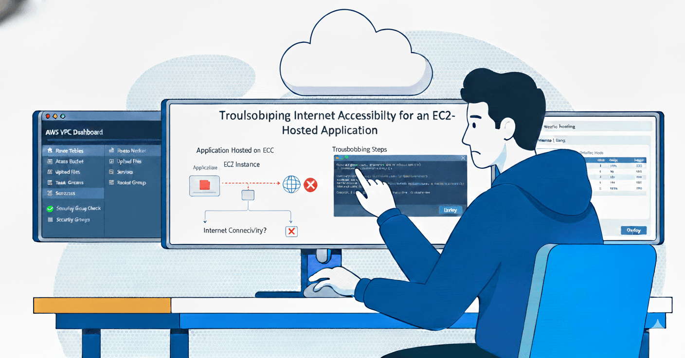 Day 40: Troubleshooting Internet Accessibility for an EC2-Hosted Application