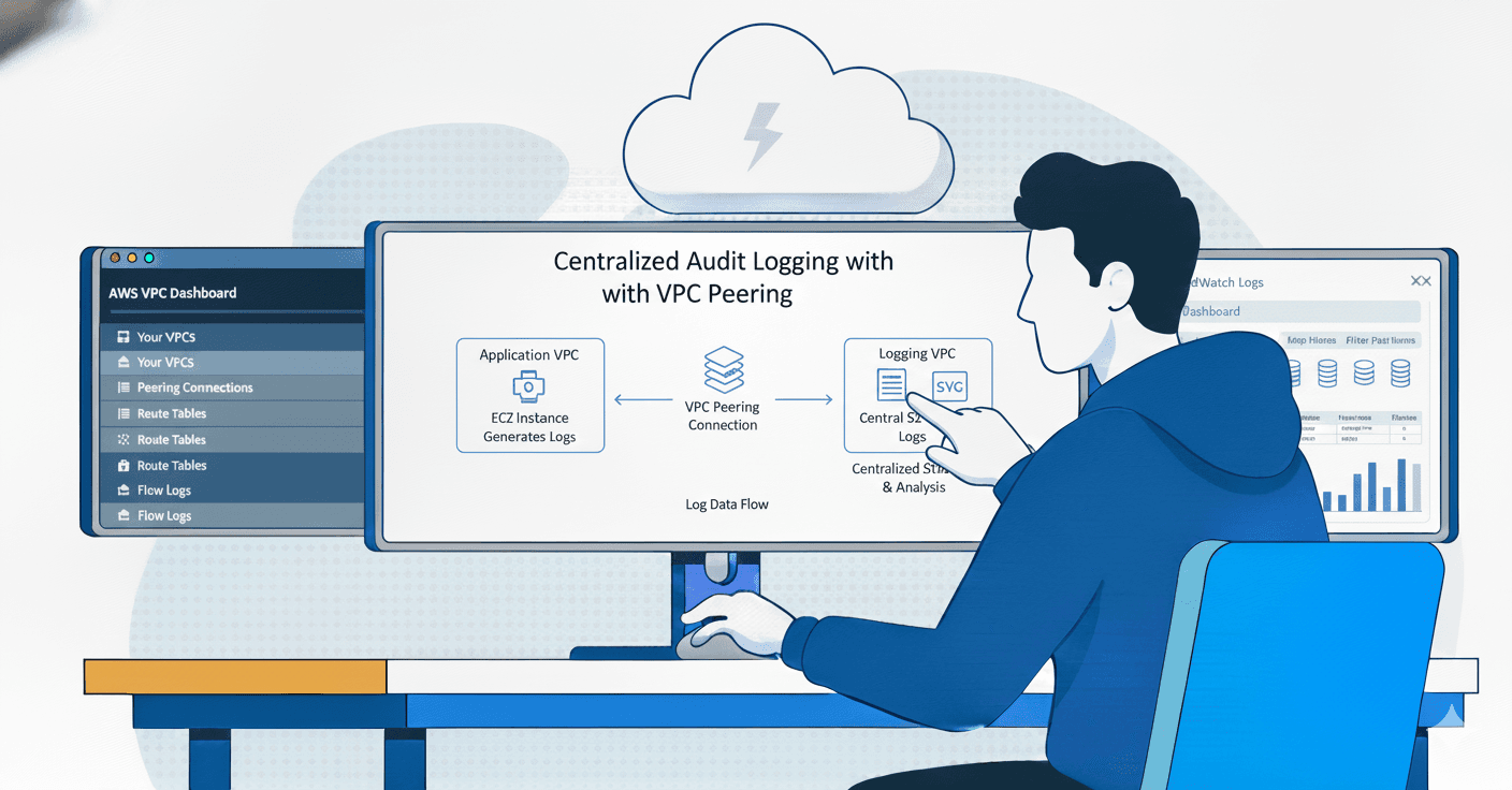 Day 49: Centralized Audit Logging with VPC Peering