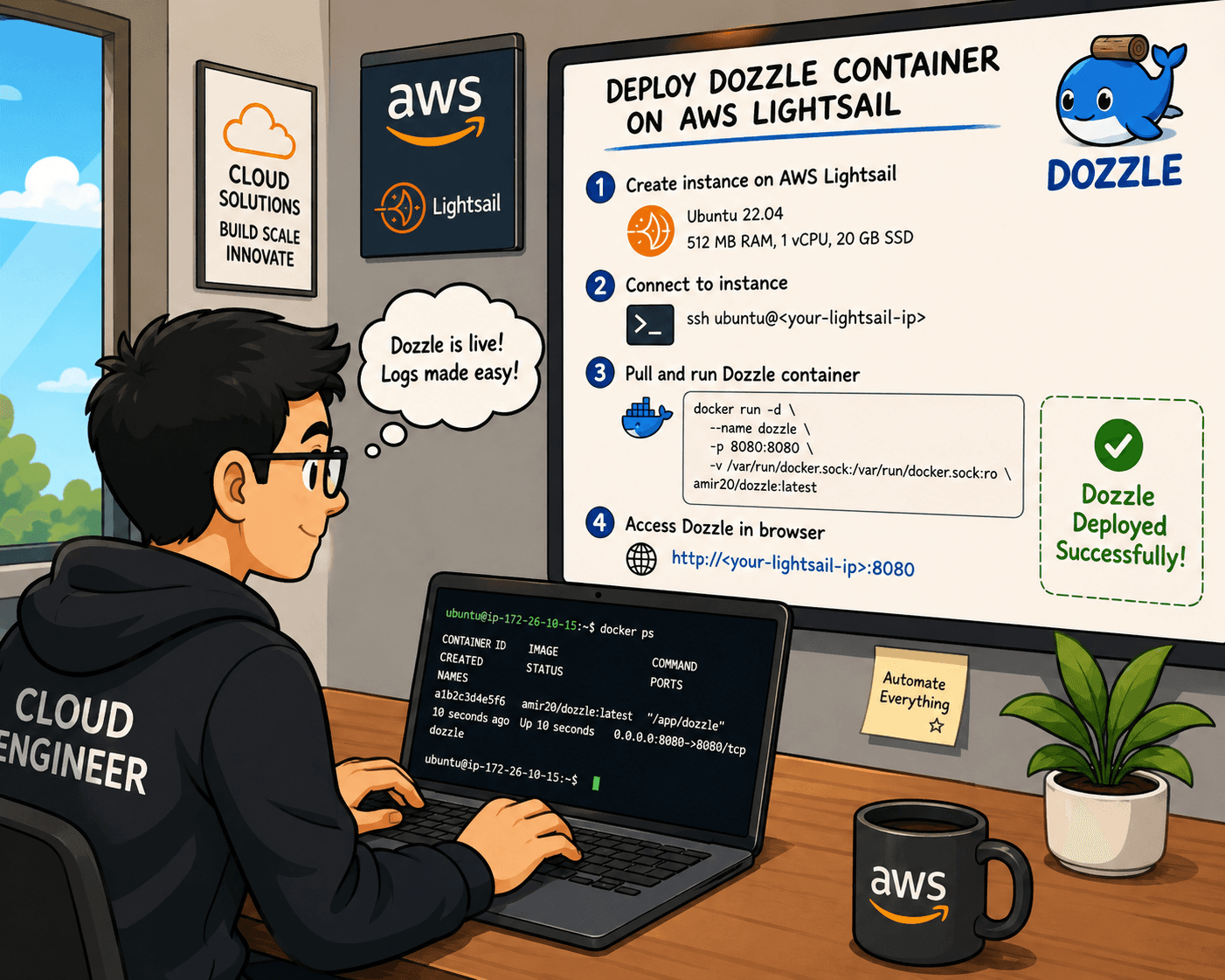 What is Dozzle and how it's work?